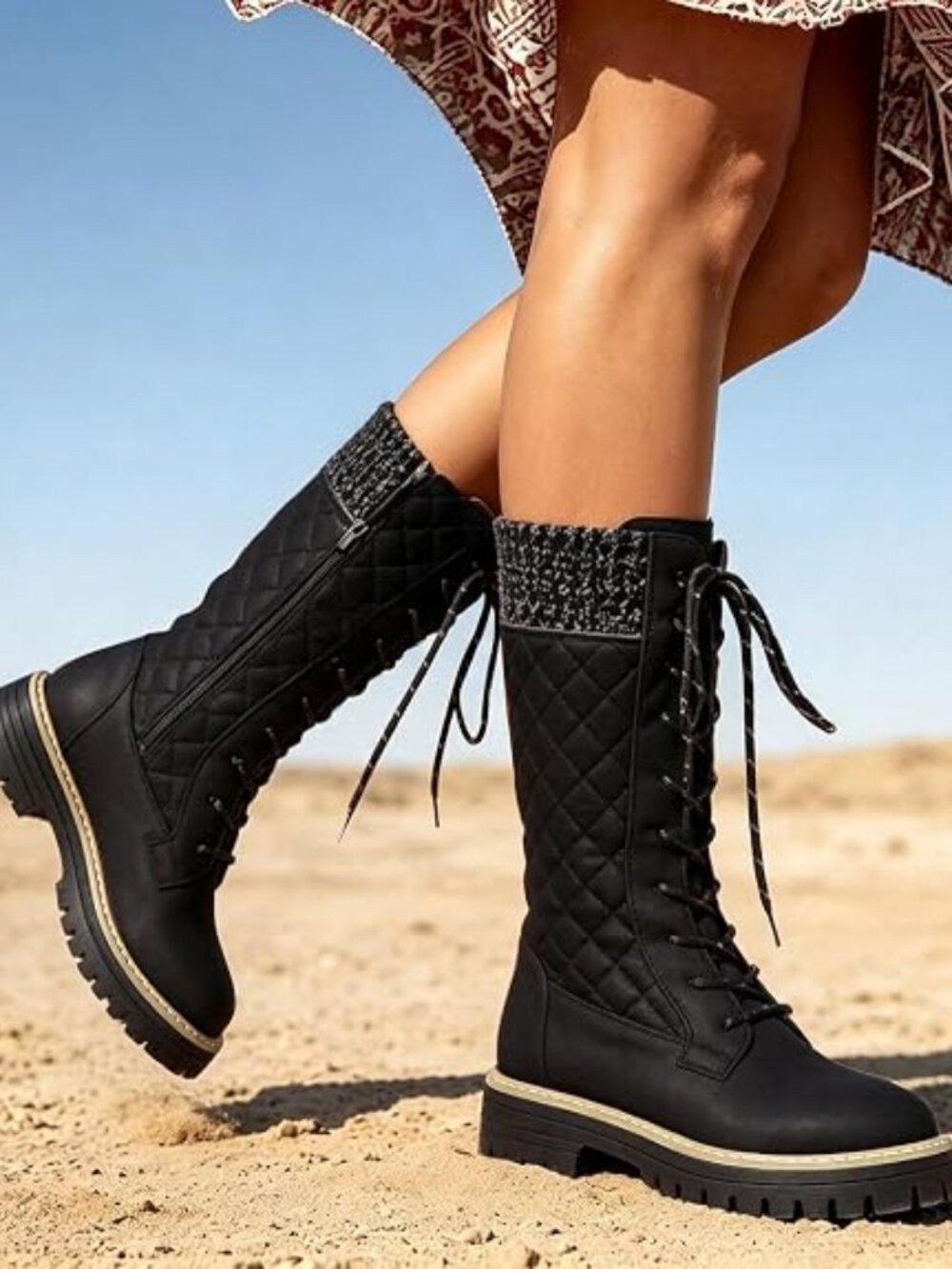 Lace Up Boots
